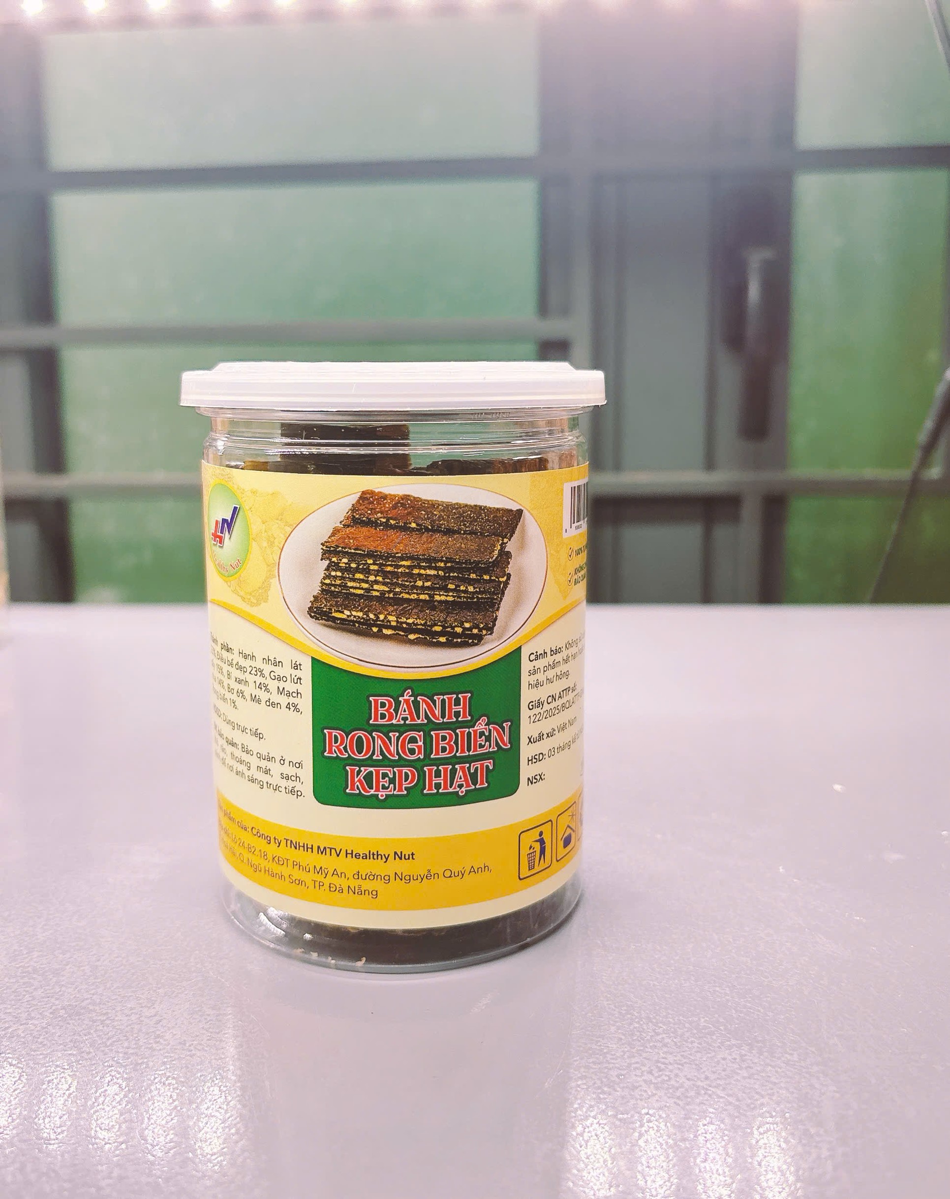 Bánh Rong Biển Kẹp Hạt - 150g